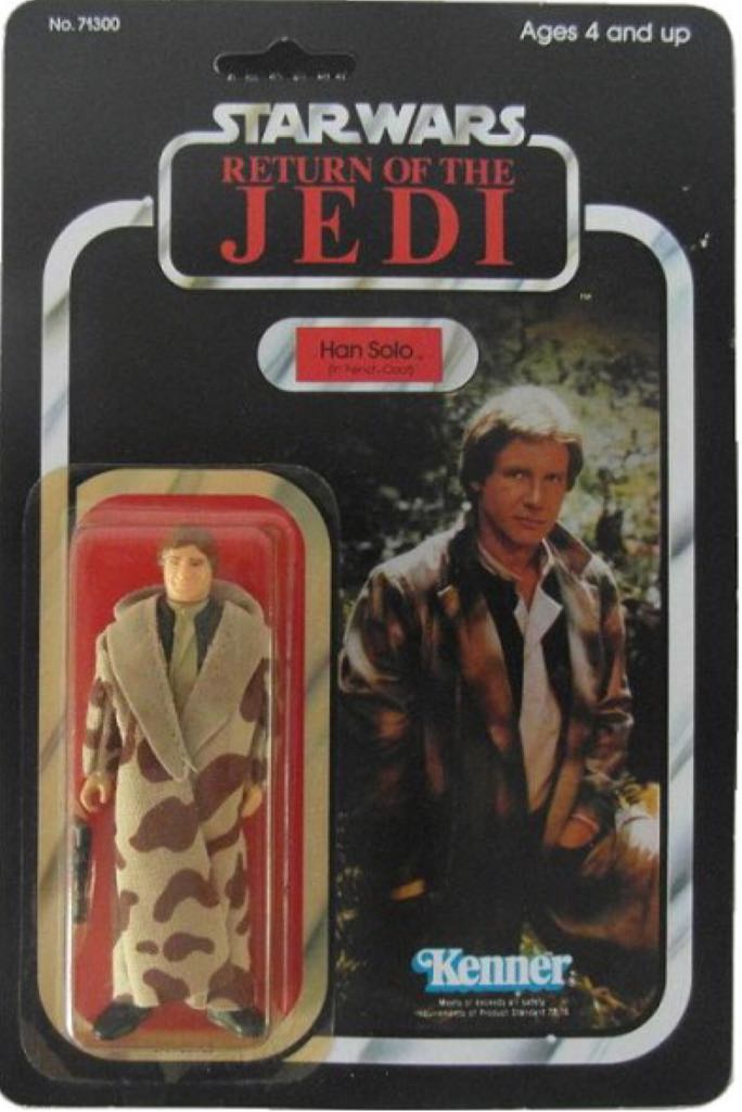 Han Solo Trench Coat (Blank Lapels) - Kenner (Star Wars: Original Kenner Collection) action figure collectible - Main Image 2