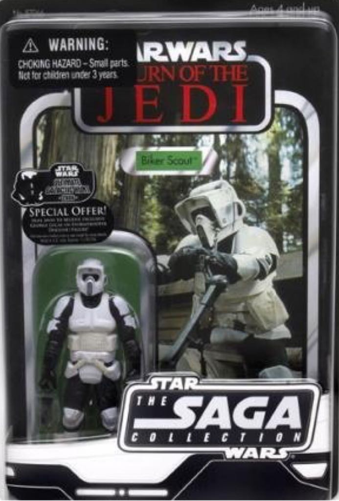 Biker Scout (Battle of Endor) - Hasbro (Star Wars The Saga Collection) action figure collectible - Main Image 2