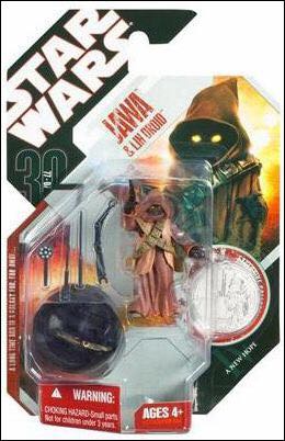 Jawa (with LIN Droid) - Hasbro (Star Wars: The 30th Anniversary Collection) action figure collectible - Main Image 2