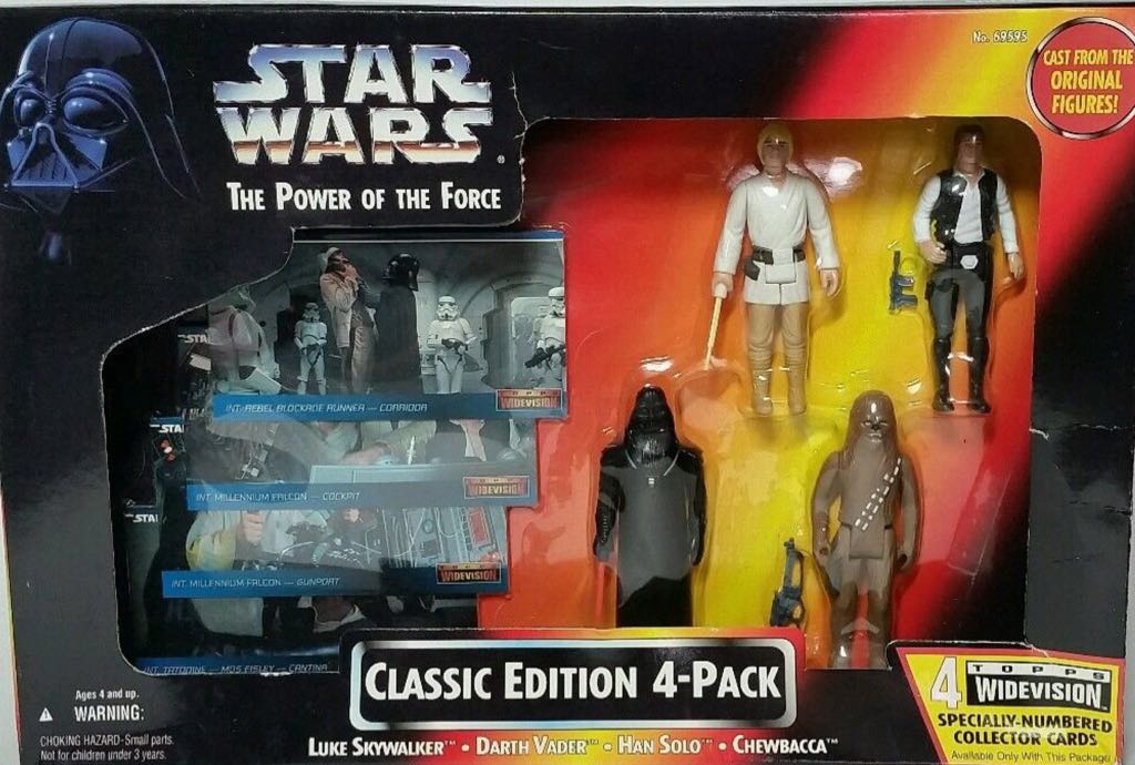 Darth Vader (Classic Edition 4-Pack) - Hasbro (Star Wars: Power Of The Force) action figure collectible - Main Image 2