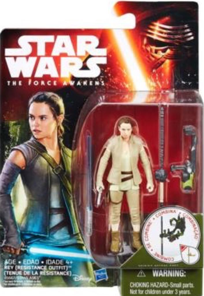 Rey (Resistance Outfit) - Hasbro (Star Wars: The Force Awakens Collection) action figure collectible - Main Image 2