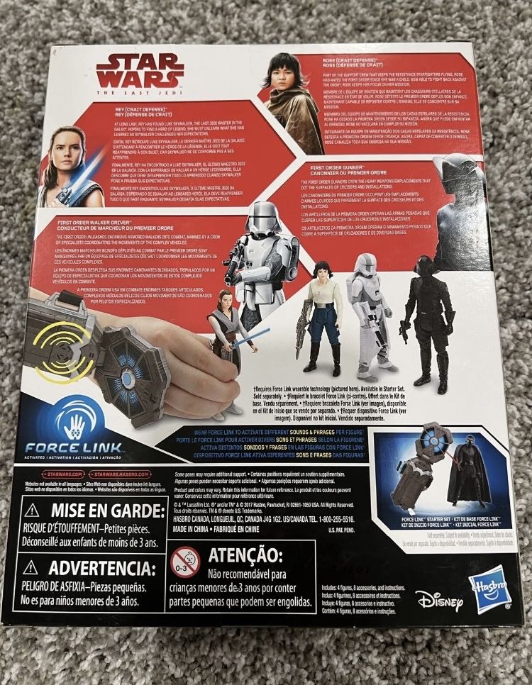 First Order Gunner TLJ Force Link (Battle On Crait Multipack) - Hasbro (Star Wars Episode VIII: The Last Jedi) action figure collectible - Main Image 4