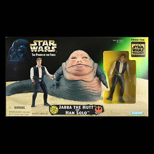 Han Solo (with Jabba The Hutt) - Hasbro (Star Wars: Power Of The Force) action figure collectible - Main Image 2
