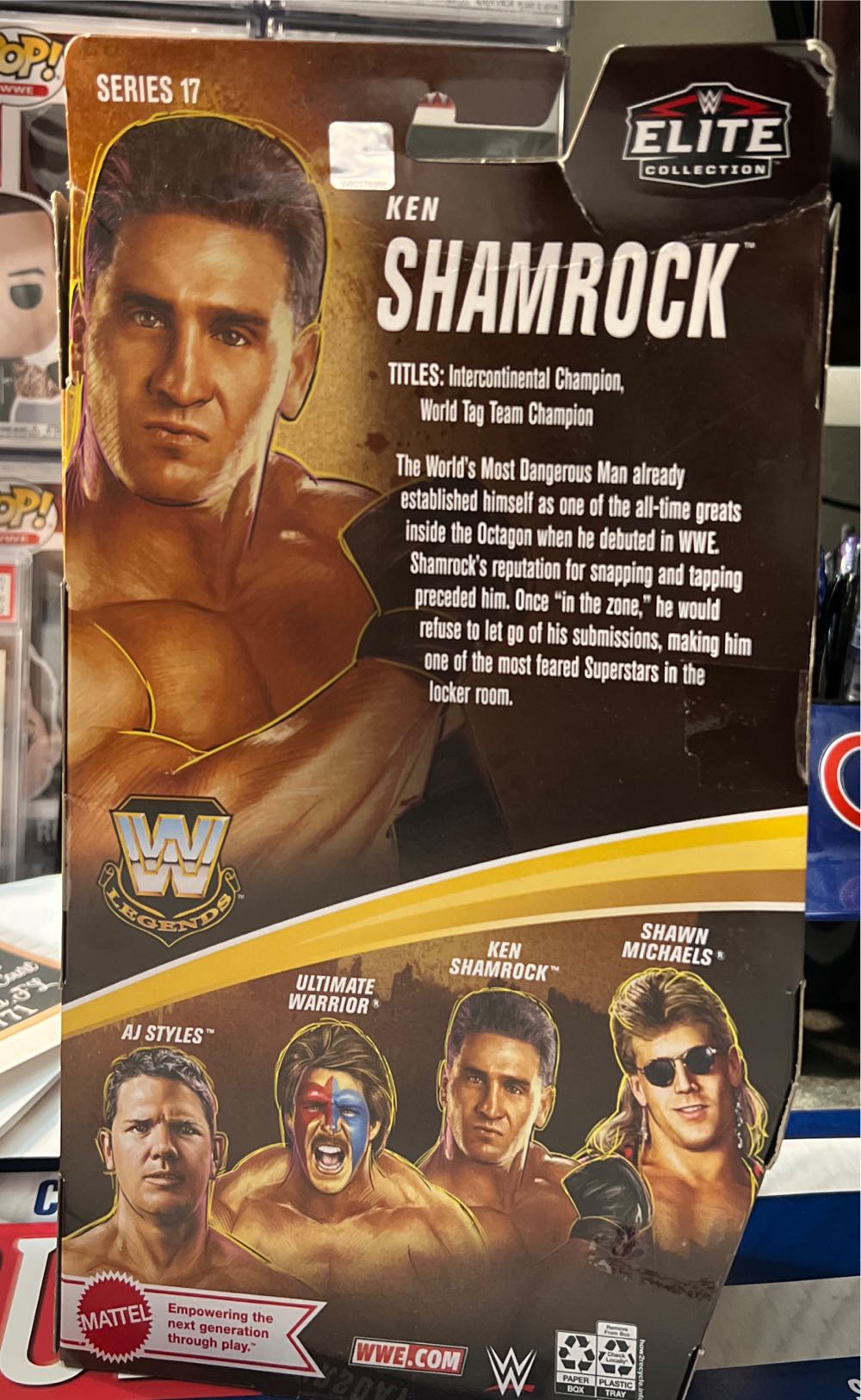 WWE Elite Legends Collection Ken Shamrock - Elite Legends Series 17 - Mattel Wwe (Wwe Elite) action figure collectible [Barcode 194735117260] - Main Image 2
