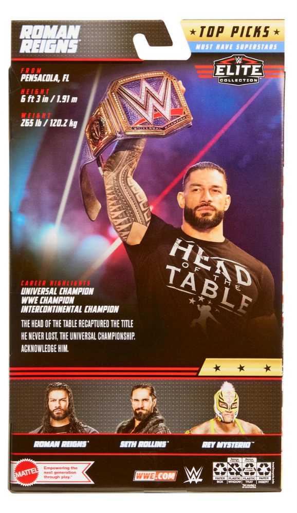 Roman Reigns - City - Thugs (Thug) action figure collectible [Barcode 194735105588] - Main Image 2