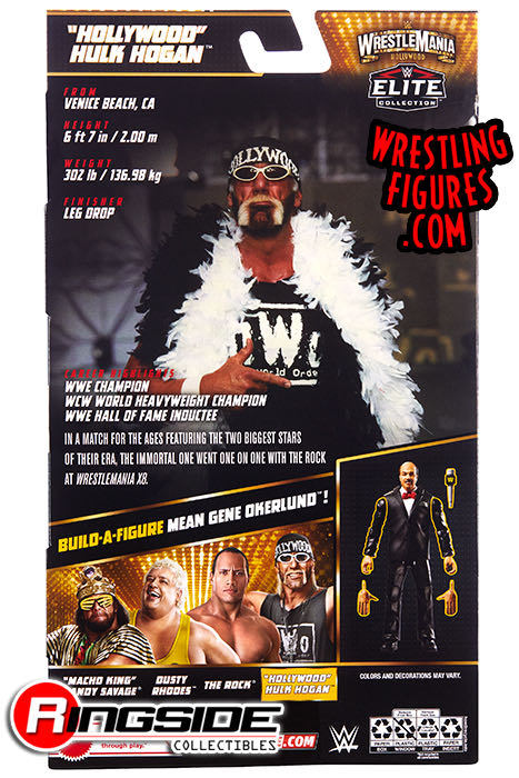 Hollywood Hulk Hogan - Mattel Wwe (WWE Wrestlemania 39 Elite) action figure collectible - Main Image 4