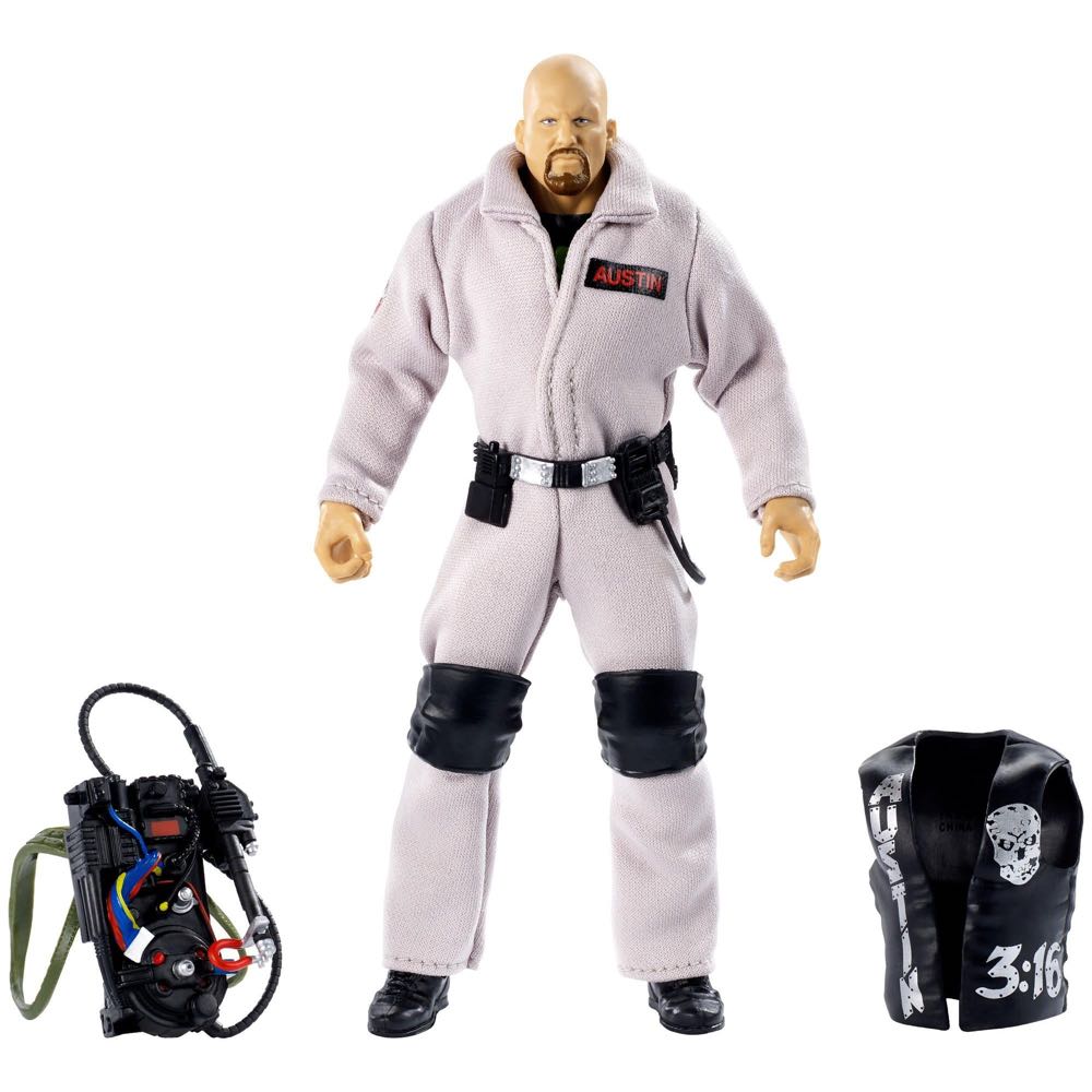 Stone Cold Steve Austin - WWE Mattel (WWE Elite Ghostbusters) action figure collectible - Main Image 3