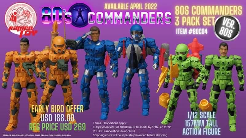 Centurians 80’s Commanders 3 Pack - Ramen Toys (Centurions) action figure collectible - Main Image 3