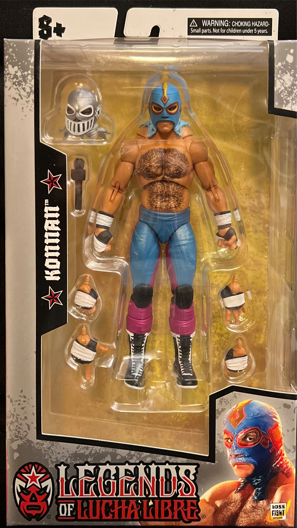Konnan Masked Figure - Boss Fight Studios (Legends Of Lucha Libre) action figure collectible [Barcode 814800022960] - Main Image 2
