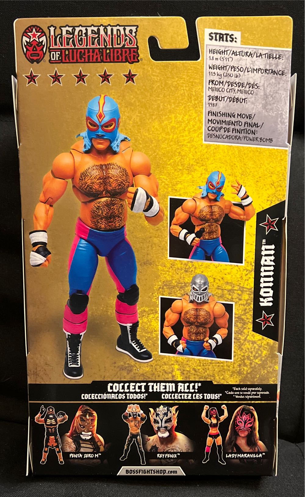 Konnan Masked Figure - Boss Fight Studios (Legends Of Lucha Libre) action figure collectible [Barcode 814800022960] - Main Image 3