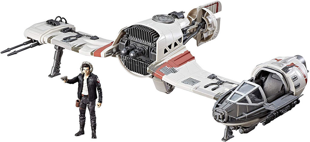 Resistance Ski Speeder (with Captain Poe Dameron) TLJ Force Link - Hasbro (Star Wars Episode VIII: The Last Jedi) action figure collectible - Main Image 2