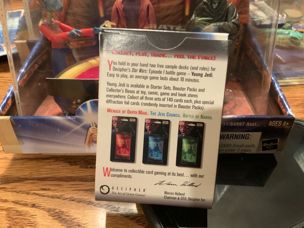 Game -Young Jedi Collectible Card Game  20-cards Sample Decks  (Young Jedi- Cards) action figure collectible [Barcode 045748105709] - Main Image 2