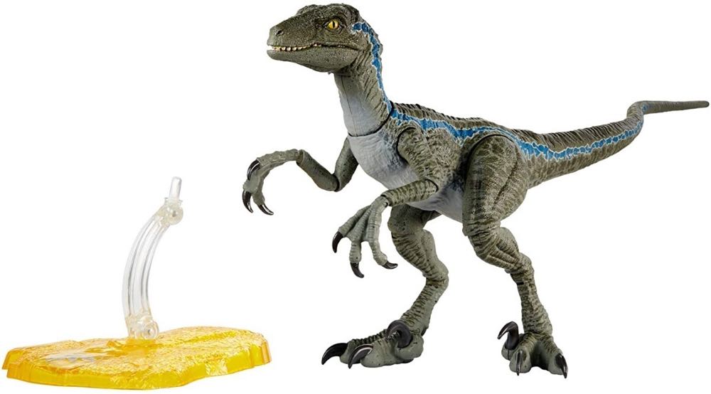 Velociraptor Blue - Mattel (JW Amber Collection) action figure collectible - Main Image 3