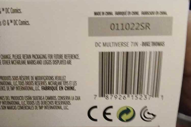 Batman Duke Thomas - McFarland Toys (Tales From The Dark Multiverse) action figure collectible [Barcode 787926152371] - Main Image 4
