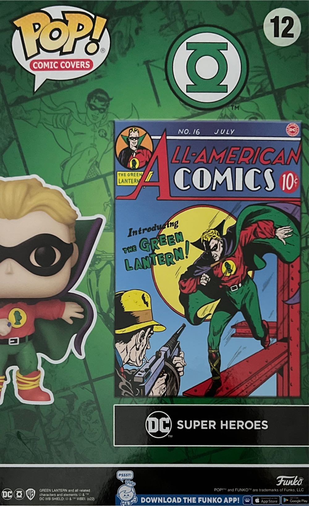 Funko Pop Comic Cover DC’s Green Lantern #12 - Funko (Comic Covers) (Comic Covers (Green Lantern)) action figure collectible [Barcode 889698682480] - Main Image 3
