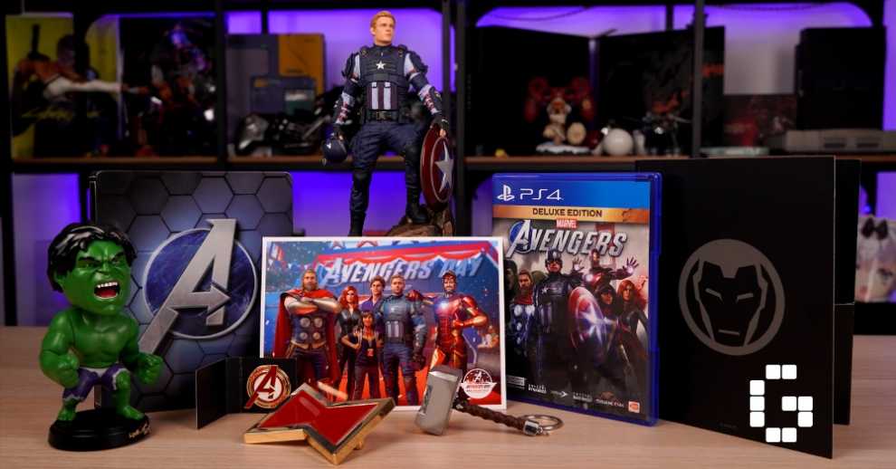 Playstation Marvel’s Avengers Earth’s Mightiest Edition Playstation 4 Collector’s Edition   action figure collectible [Barcode 662248922874] - Main Image 4
