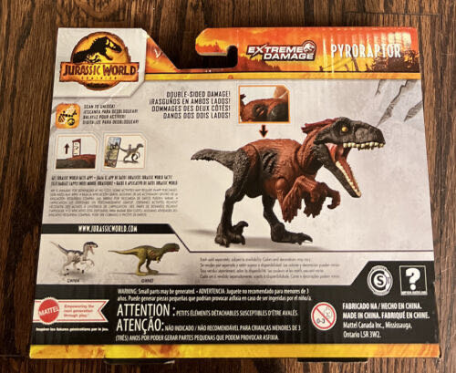 Pyroraptor - Mattel (JW Extreme Damage) action figure collectible [Barcode 887961943696] - Main Image 2
