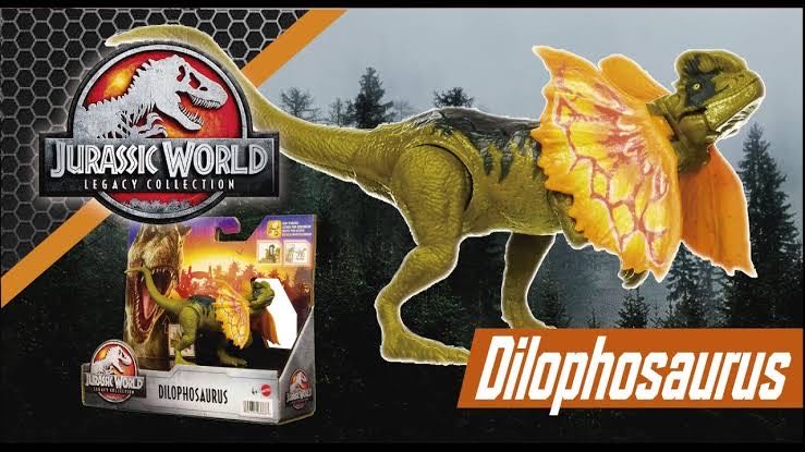 Dilophosaurus - Mattel (JW Legacy Collection) action figure collectible [Barcode 194735038688] - Main Image 3