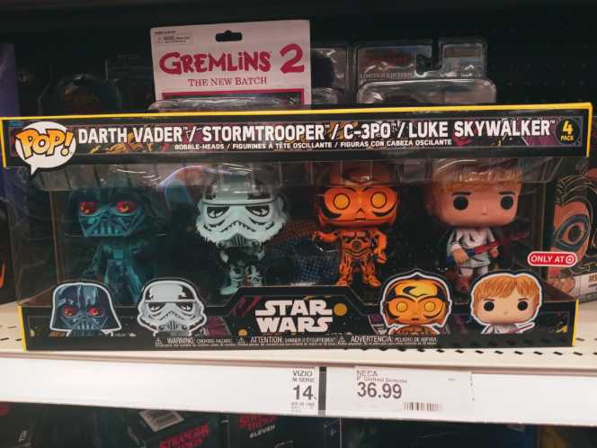 Star Wars 4 Pack Darth Vader Stormtrooper C-3P0 Luke Skywalker  - Funko (Star Wars) (Funko Pop!) action figure collectible [Barcode 889698631983] - Main Image 2