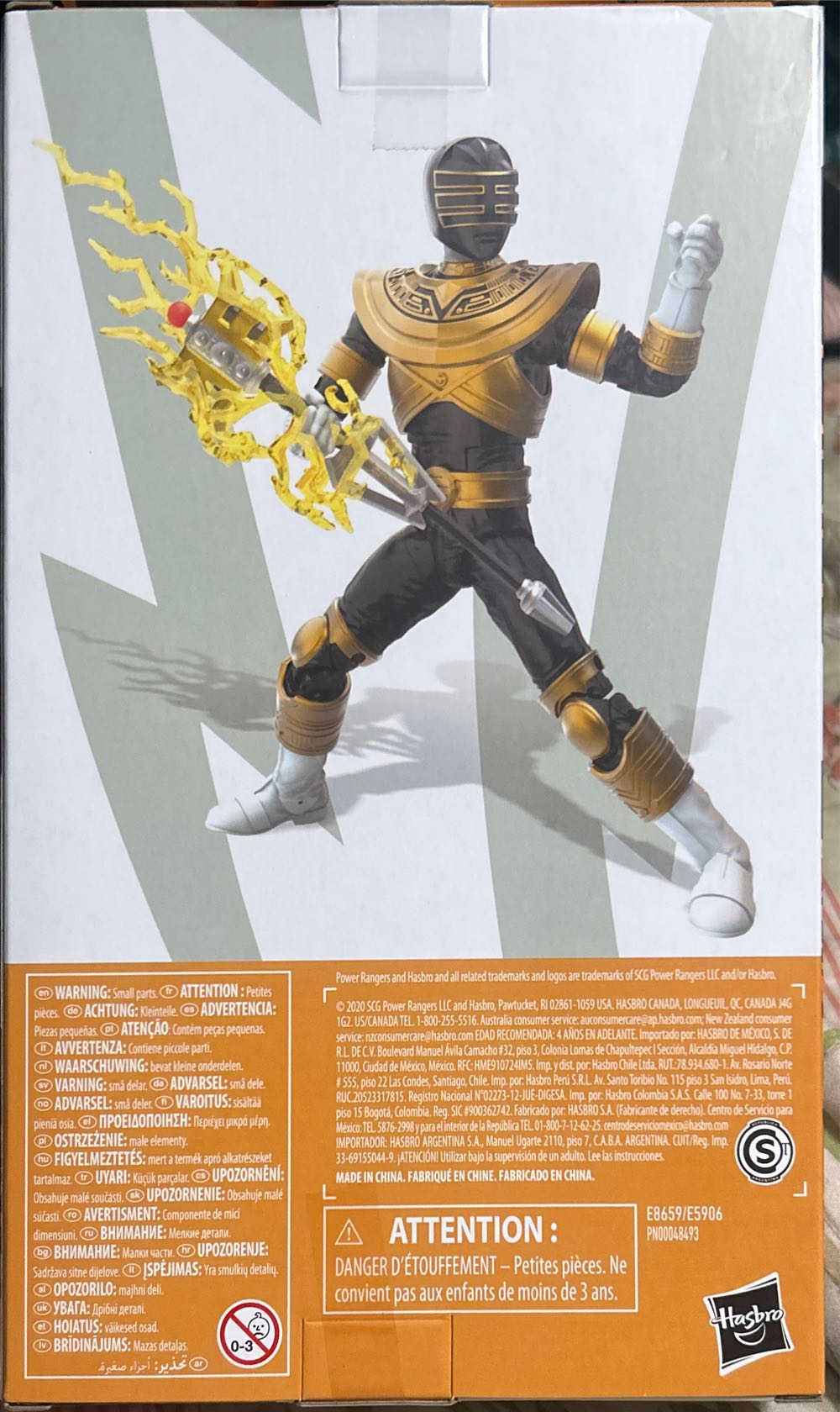 Gold - Hasbro (Zeo Gold Ranger) action figure collectible [Barcode 630509936038] - Main Image 3