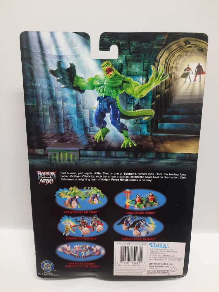Tailwhip Killer Croc  (Batman: Knight Force Ninjas: 6”) action figure collectible [Barcode 076281642611] - Main Image 2