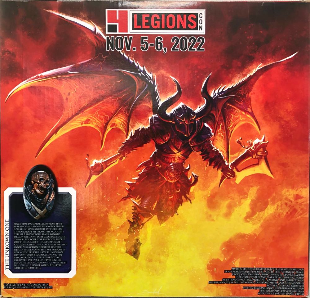 The Unknown One (Legions Con) - Four Horsemen (Mythic Legions) (Mythic Legions) action figure collectible - Main Image 2