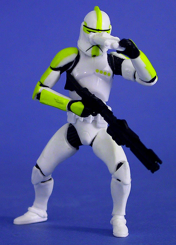 Clone Trooper Army (Yellow Commander) - Star Wars (The Clone Wars) - Hasbro (Star Wars) action figure collectible [Barcode 076930849873] - Main Image 2