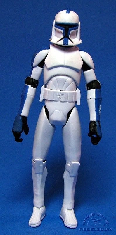 Star Wars Hasbro Clone Trooper (501st Legion) - Star Wars (The Clone Wars) - Hasbro (Star Wars) action figure collectible [Barcode 653569342946] - Main Image 2
