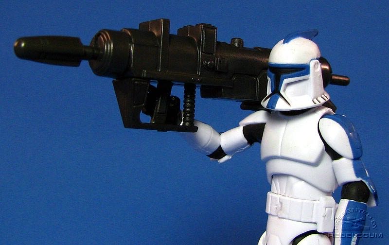 Star Wars Hasbro Clone Trooper (501st Legion) - Star Wars (The Clone Wars) - Hasbro (Star Wars) action figure collectible [Barcode 653569342946] - Main Image 4