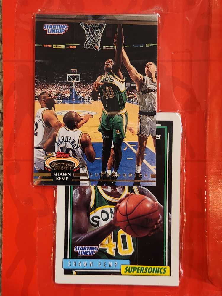 Shawn Kemp • Seattle Supersonics - Hasbo / Kenner (Starting Lineup: Basketball) action figure collectible [Barcode 076281683874] - Main Image 4