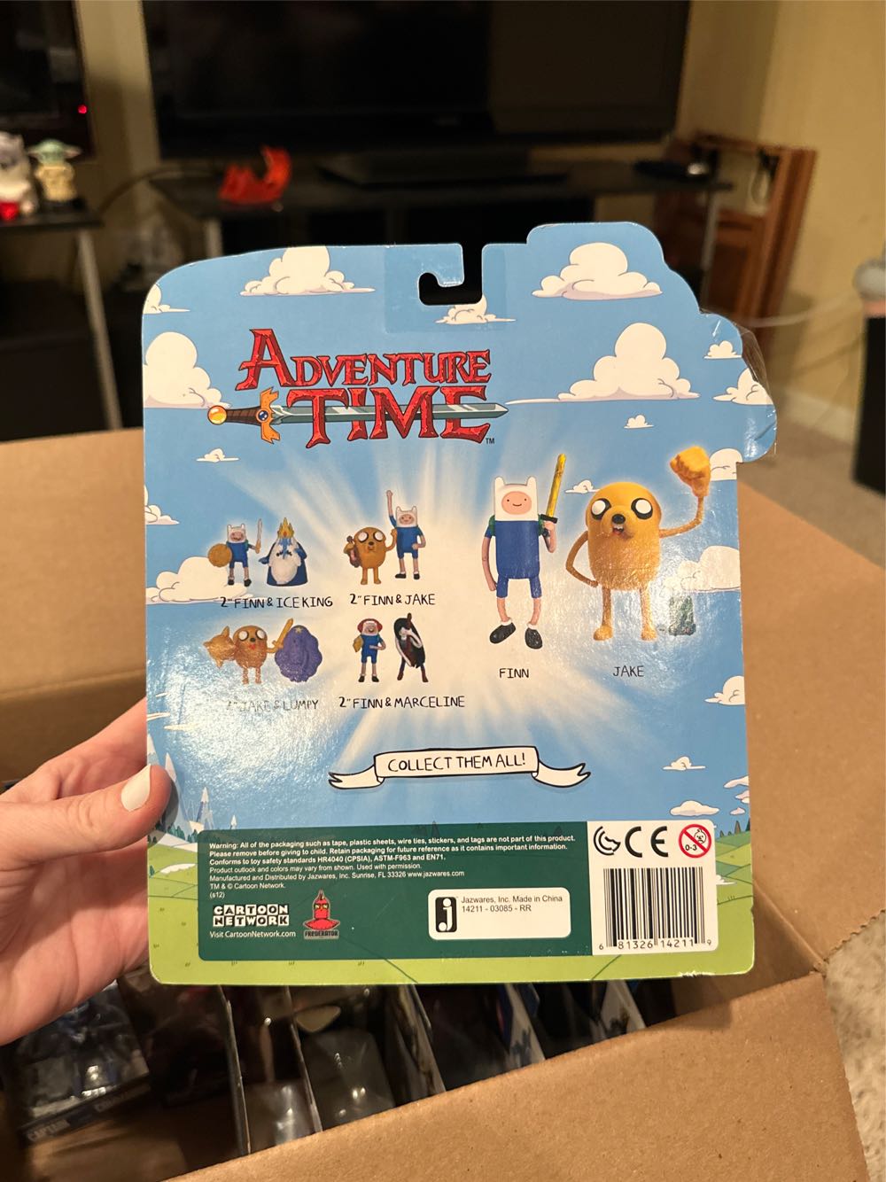 Cartoon Adventure Time Finn With Accessories  action figure collectible [Barcode 681326142119] - Main Image 2