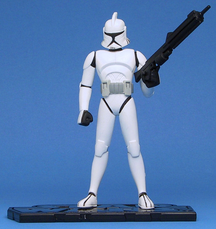Clone Trooper (Standard) - Hasbro (Star Wars - The Clone Wars (Animated)) action figure collectible [Barcode 653569054030] - Main Image 2