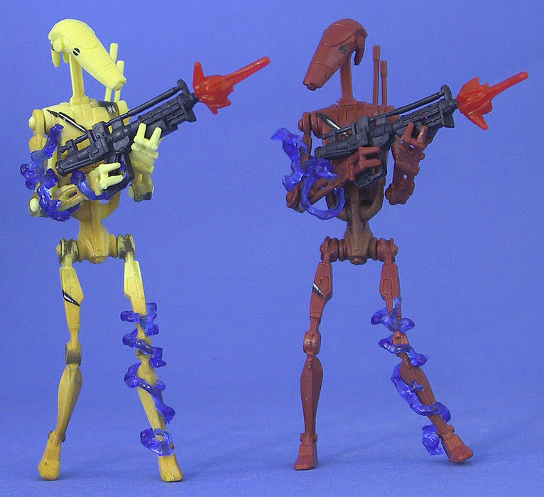 Battle Droid (Arena Battle - Red) - Hasbro (Star Wars - Saga) action figure collectible [Barcode 076930848654] - Main Image 3