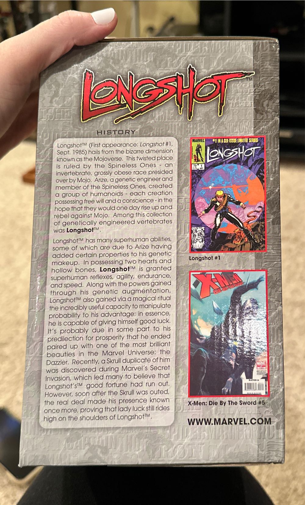 Longshot Marvel Mini-bust  action figure collectible - Main Image 2