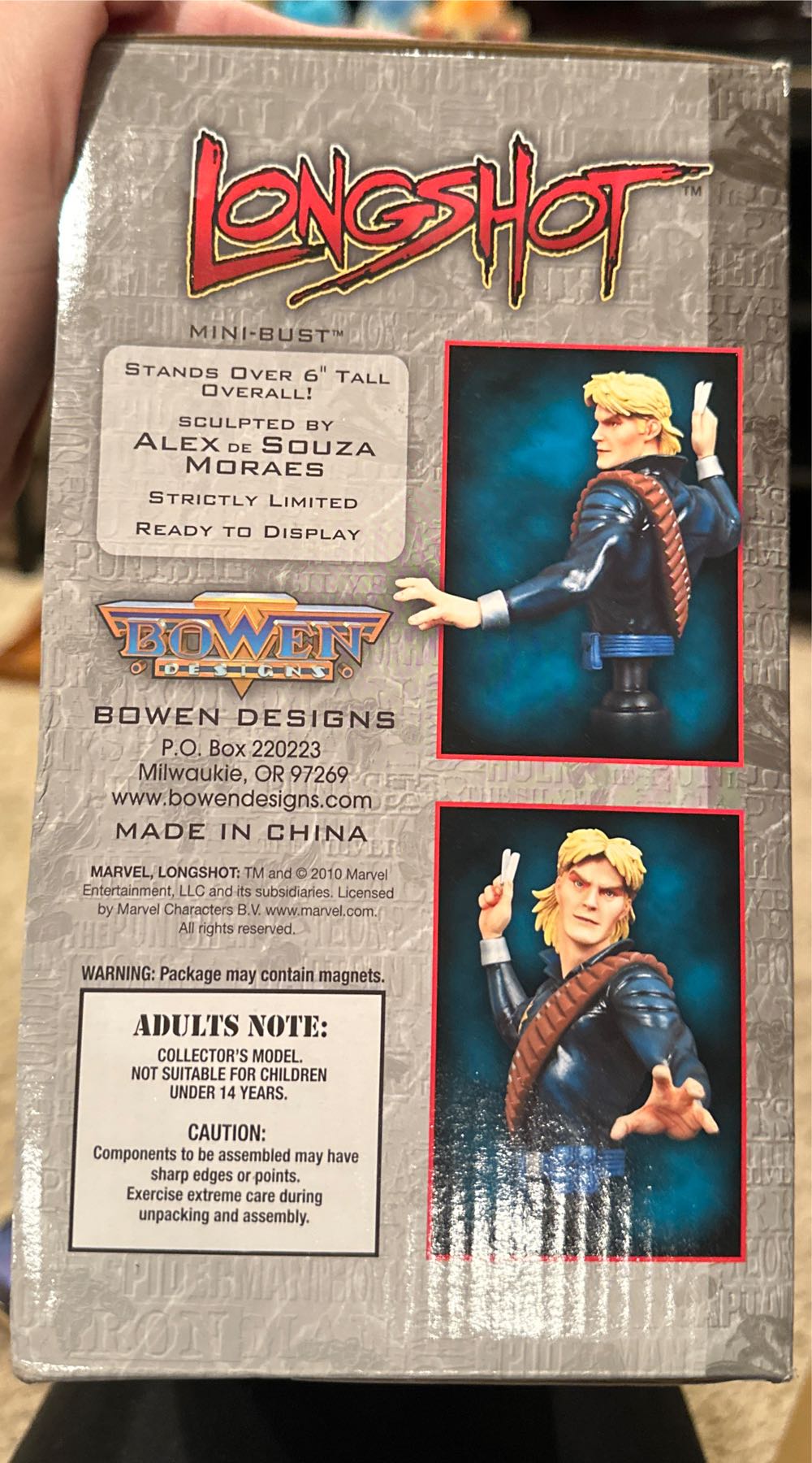 Longshot Marvel Mini-bust  action figure collectible - Main Image 3