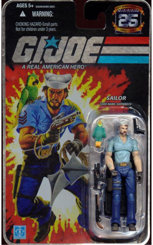 Shipwreck v11 - Hasbro (G.I. Joe: 25th Anniversary) action figure collectible - Main Image 2