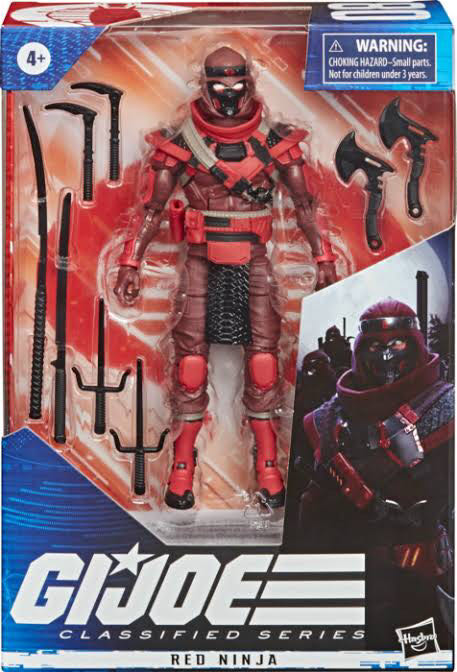Red Ninja - Hasbro (G.I. Joe Classified) (G.I. Joe: Classified Series) action figure collectible - Main Image 1