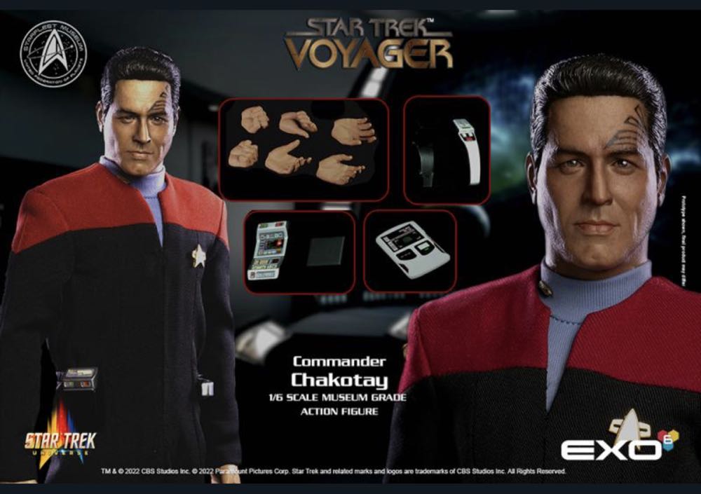 EXO-6 Star Trek Voyager Commander Chakotay - EXO-6 (Chakotay) action figure collectible - Main Image 2