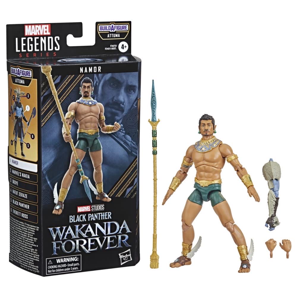 Black Panther: Namor - Hasbro (Marvel Legends) action figure collectible - Main Image 3