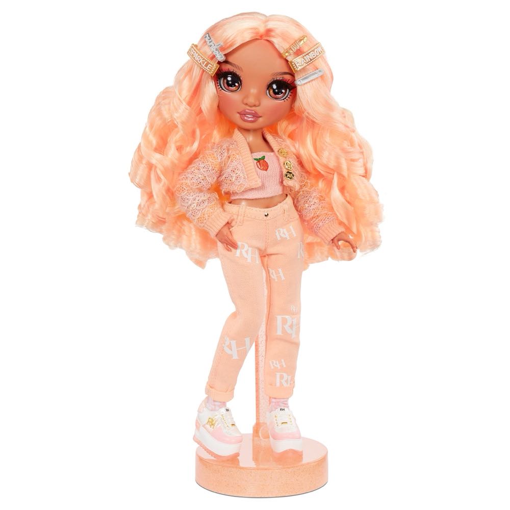 Rainbow High Georgia Bloom Fashion Peach Light Orange Fashion Georgia - MGA Entertainment (Rainbow High) action figure collectible [Barcode 035051575740] - Main Image 3