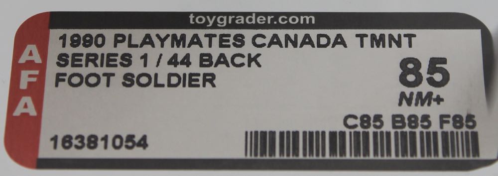 TMNT - Foot Soldier - Playmates Toys (Teenage Mutant Ninja Turtles) action figure collectible [Barcode 043377500094] - Main Image 3
