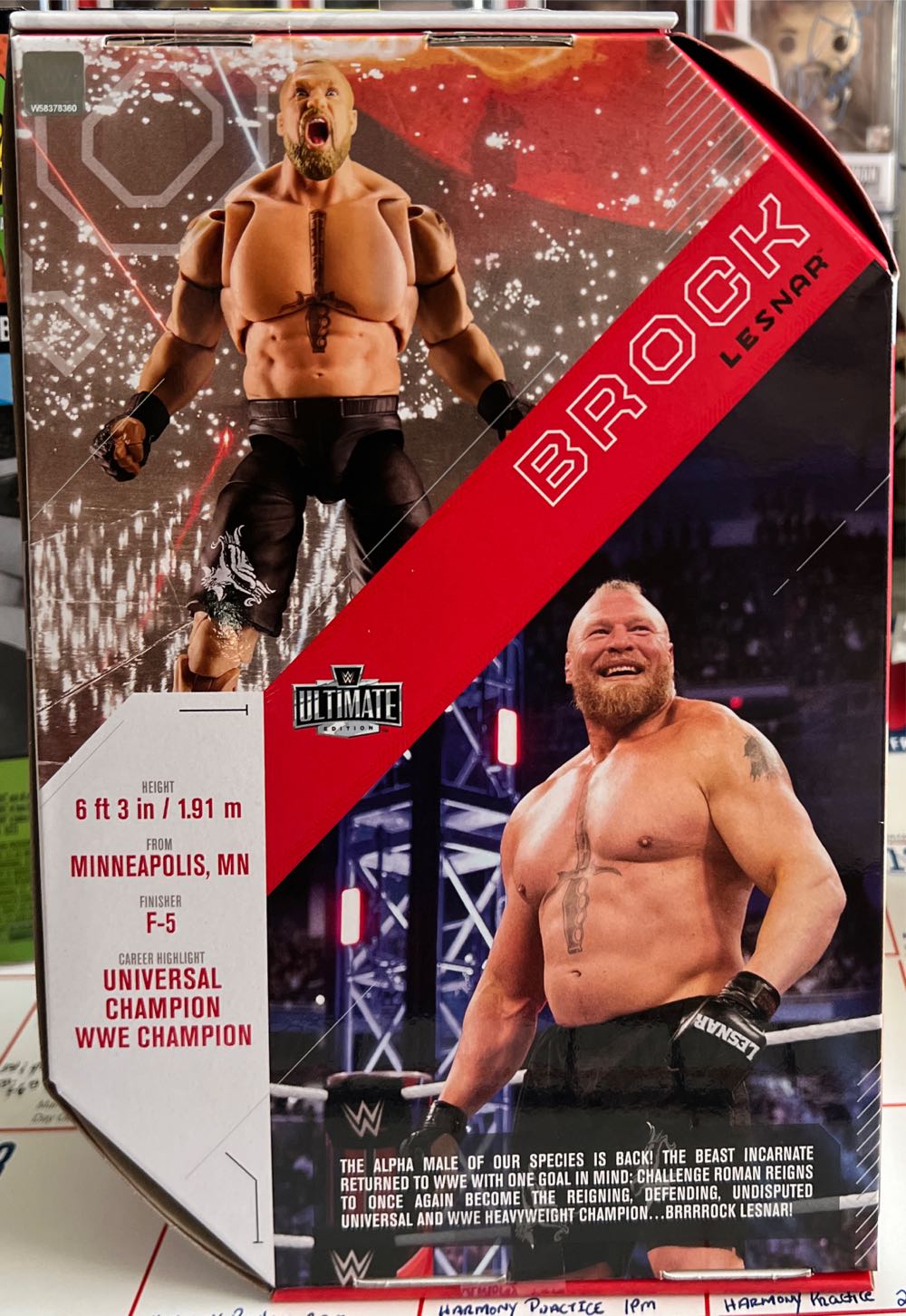 Brock Lesnar - Mattel Wwe (WWE) action figure collectible - Main Image 2