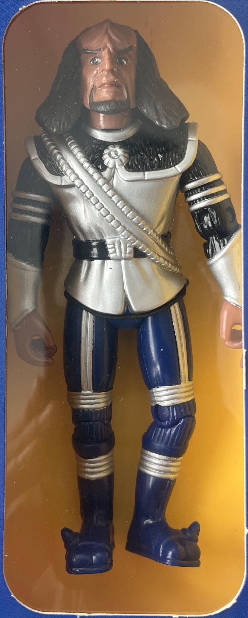 Worf - Star Trek: The Next Generation Worf: Return To Grace Collection Vhs Exclusive - Playmates (Star Trek TNG) (Star Trek: The Next Generation) action figure collectible [Barcode 097361543260] - Main Image 2