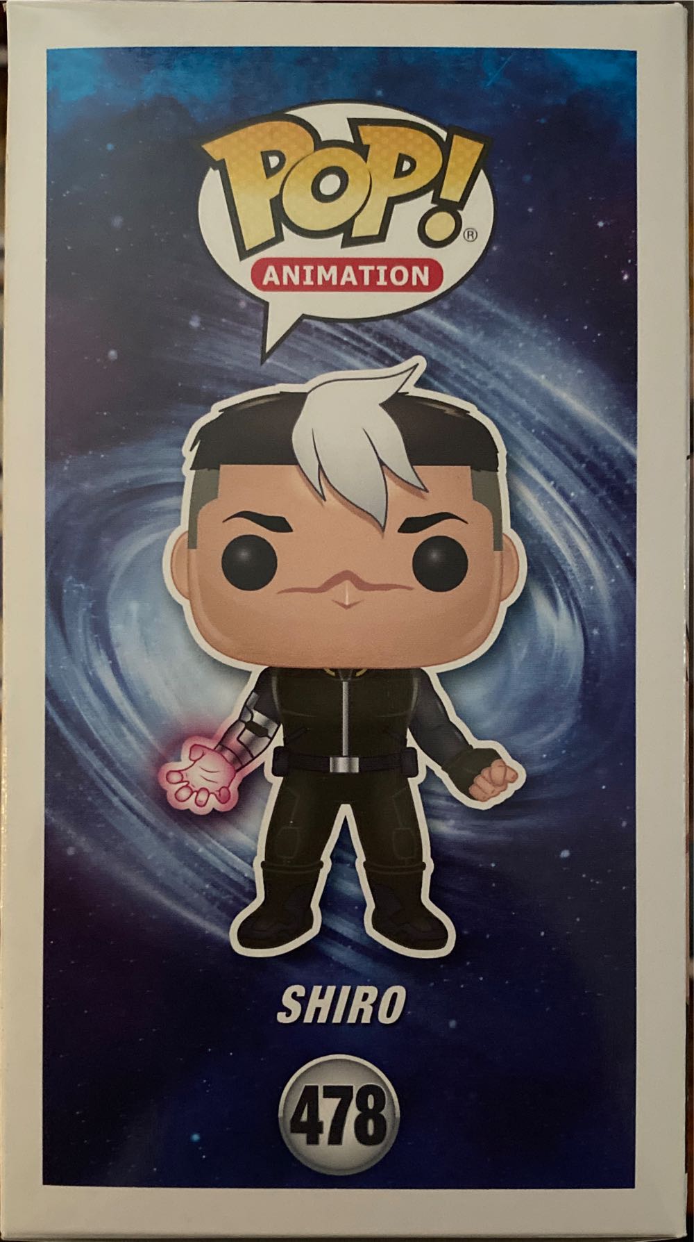 Pop! Animation (Voltron Legendary Defender): #478 Shiro (Glows In The Dark) - Funko (Voltron Legendary Defender) action figure collectible - Main Image 3