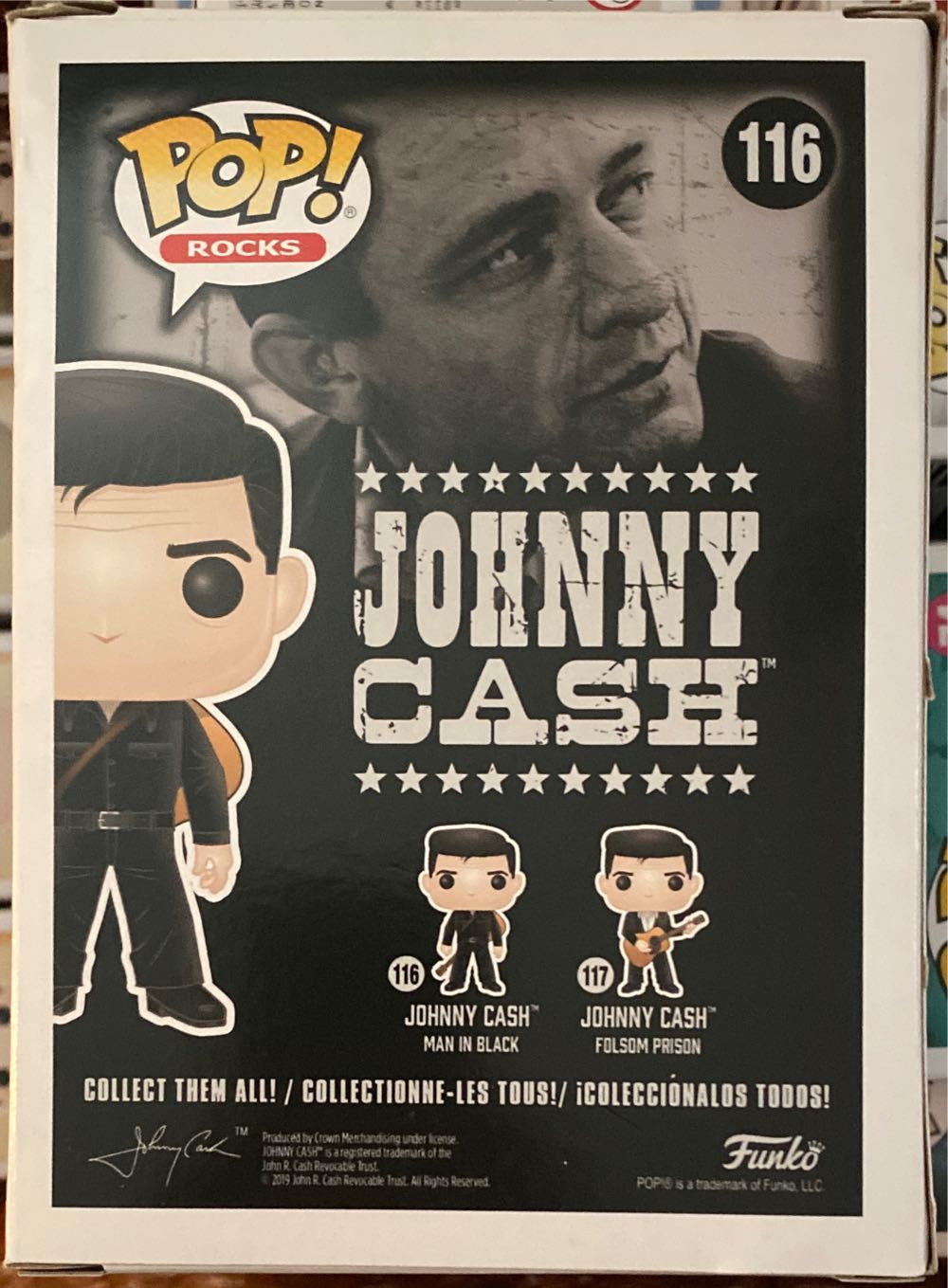 Pop! Rocks (Johnny Cash): #116 Johnny Cash - Funko (Johnny Cash) action figure collectible - Main Image 2