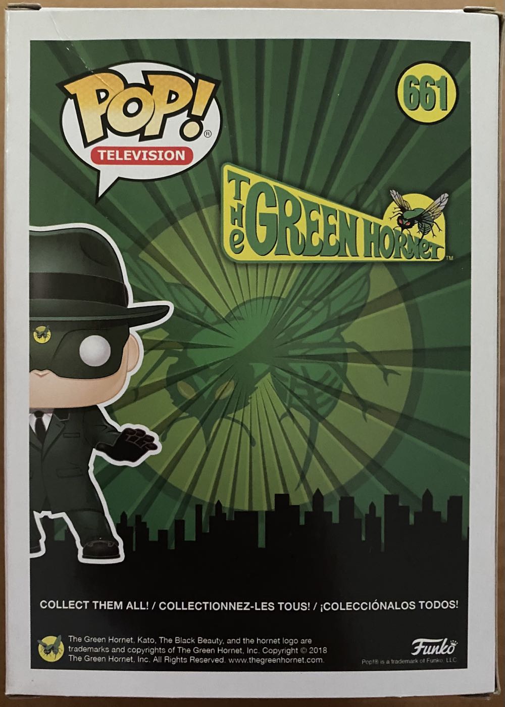 Green Hornet #661 - Funko (The Green Hornet) action figure collectible [Barcode 889698314855] - Main Image 3