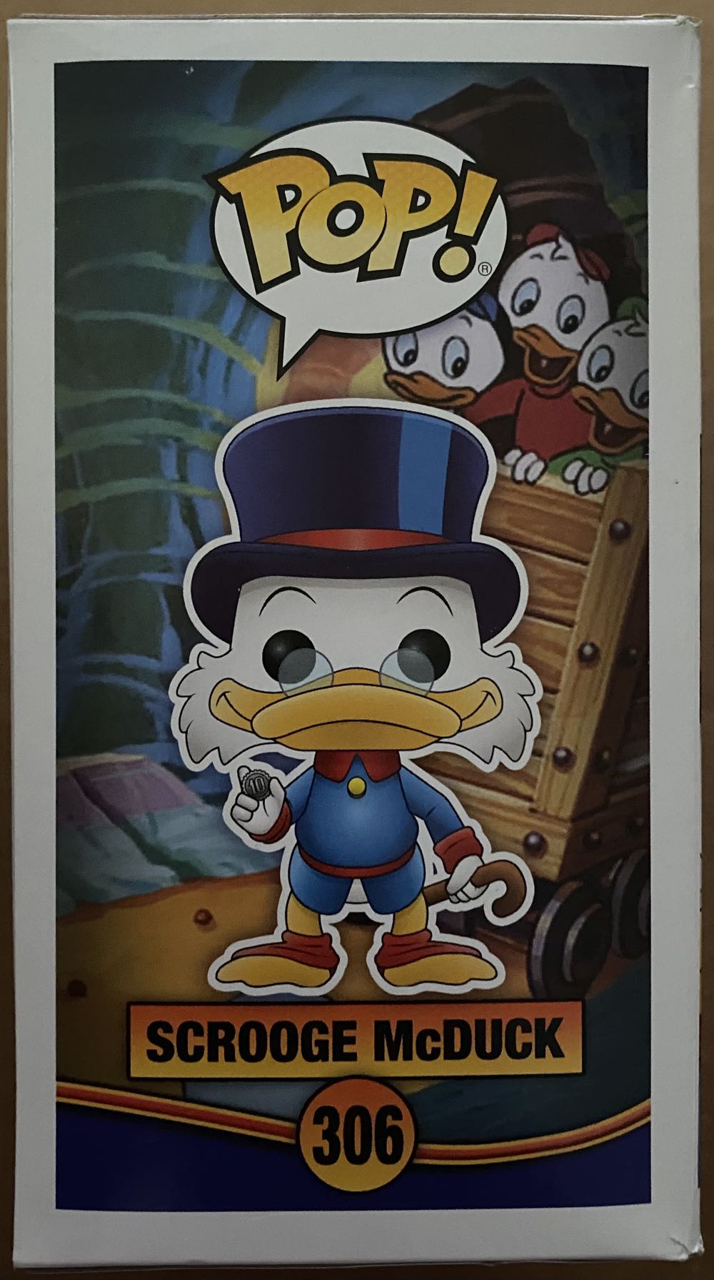 Pop! Television (DuckTales): #306 Scrooge McDuck - Funko (DuckTales) action figure collectible [Barcode 889698200578] - Main Image 2