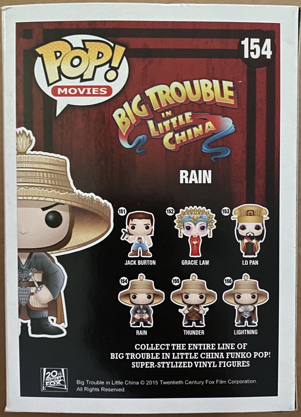Rain - Funko (Big Trouble In Little China) action figure collectible [Barcode 849803048075] - Main Image 3