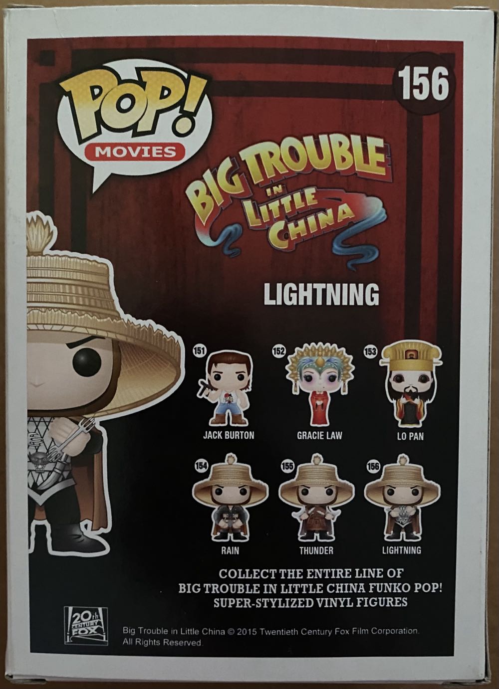 Lightning - Funko (Big Trouble In Little China) action figure collectible [Barcode 849803048099] - Main Image 3