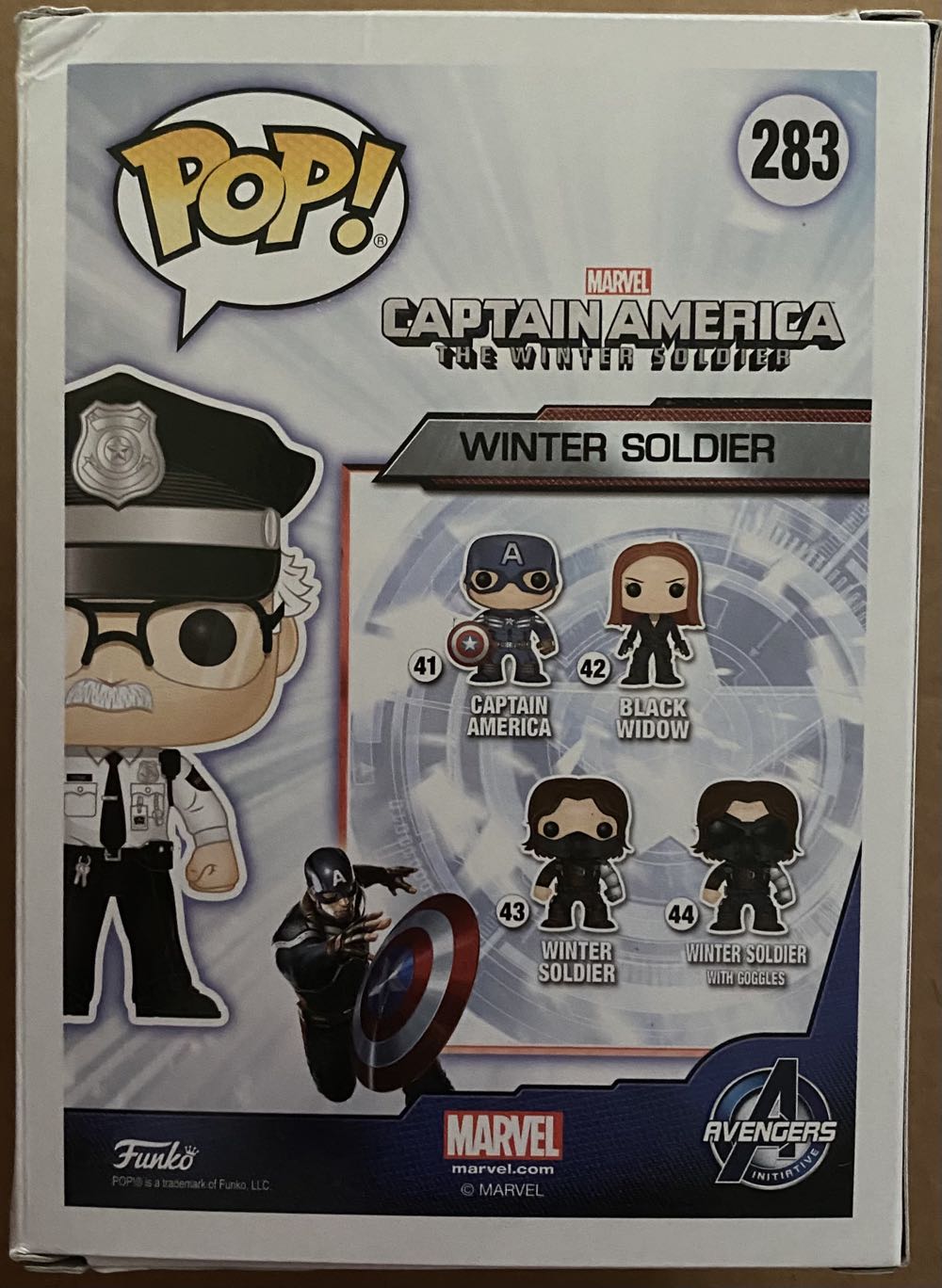 Pop! Movies (Captain America The Winter Soldier): #283 Stan Lee - Funko (Captain America The Winter Soilder) action figure collectible - Main Image 3